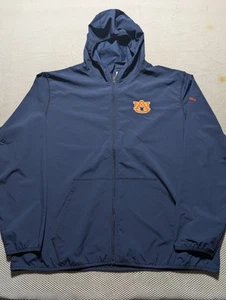 Columbia Outdoors Jacket Blue Full Zip Hooded Auburn University Tigers Men's XL - Picture 1 of 5
