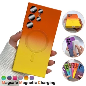 Per Samsung Galaxy S24 Ultra S23S22 custodia magnetica Mag sicura silicone sfumato - Foto 1 di 28