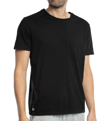 Lacoste Crew Neck T Shirt Mens XL - Supima Cotton - Classic Fit - Tag Free Black - Image 1 of 4