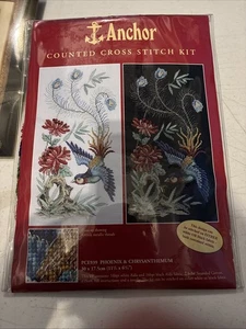 Anchor Counted Cross Stitch Kit - Phoenix & Chrysanthemum - PCE939 - NOS - Picture 1 of 6