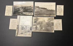 Guerra russo-giapponese c1905 lotto (4) foto con schede di testo giapponesi archivio militare - Foto 1 di 8
