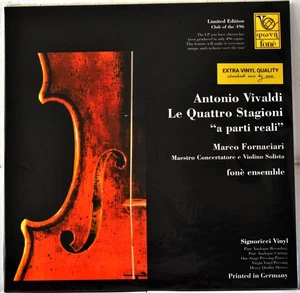 AUDIOPHILE FONE 131 GERM VIVALDI 4 Stagioni FORNACIARI Extra Vinyl Quality MINT - Picture 1 of 2