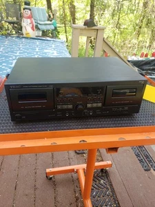 TEAC W-890R Doppio Tape Deck Retromarcia Auto Doppiaggio ad Alta Velocità | + Telecomando OEM | Testato - Foto 1 di 24