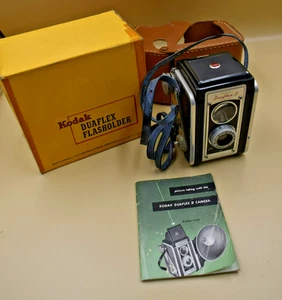 Vintage Kodak Duaflex II Camera & Flash, UNTESTED - Picture 1 of 16