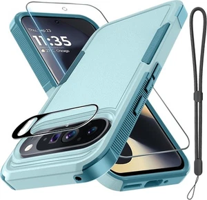 RMOCR Case for Google Pixel 9/9 Pro, Full Body Mint Green  - Picture 1 of 8