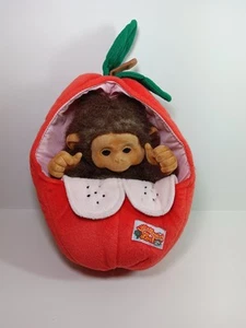Vintage Little Monkey Lost Hosung Plüsch Handpuppe Rollenspiel beflockter Affe - Bild 1 von 8