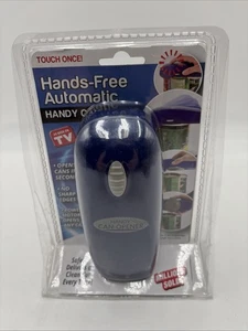 Práctico abrelatas azul "como se ve en TV" manos libres automático un toque nuevo - Imagen 1 de 2