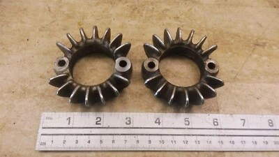 Honda CB200 1975 Twin H1408-2> Juego de abrazaderas de cabezal de escape izquierda derecha Foto 1 de 4