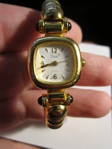 VINTAGE VIVANI CABLE CUFF WATCH - RUNS GREAT- 7 1/2" WRIST -BBA-19A - Picture 1 of 4