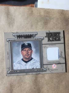 2003 Donruss Jersey Kings Roger  Clemens
