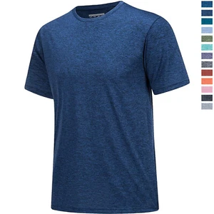 Camisetas atléticas para hombre manga corta secado rápido que absorben muebles camisetas para correr - Imagen 1 de 64