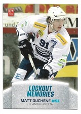 2012-13 PCAS Swiss National League Lockout Memories #SNL-LM01 Matt Duchene