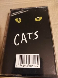 ⭐️ CATS: Original Broadway Cast, 1983, Act One, Cassette Tape One & Two - Picture 1 of 2