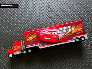 Disney Cars Mack Semi Truck Race Car Hauler Holder Storage Carrying Case W69PE - Picture 1 of 17