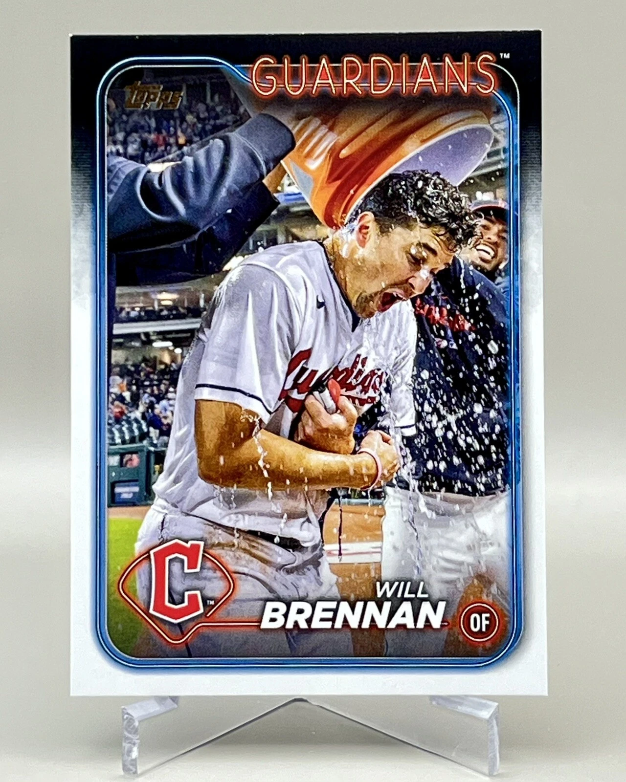 2024 Topps Series 1 WILL BRENNAN Guardians #311 Golden Mirror Variation SSP