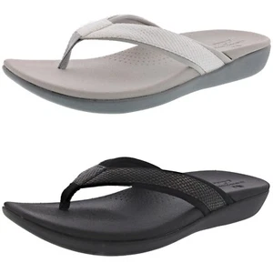 CLARKS WOMEN’S BRIO SOL COMFORT FLIP-FLOPS - Picture 1 of 11