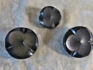 Juego de botones de abrigo vintage floral de 3 piezas - Imagen 1 de 2