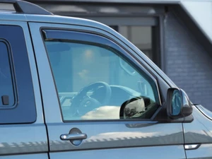 Wind Deflectors 2pc Tinted For VW Transporter T5/T6/T6.1 2003-onwards 2 Door Van - Picture 1 of 18