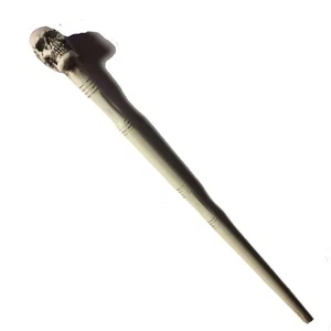 Skull Hair Sticks fx Ivory Goth Punk Gothic Made in USA - Picture 1 of 4