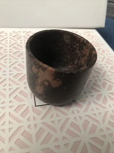 Vintage Soap Stone Candle Holder Cup - Picture 1 of 5