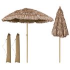 Parapluie de chaume Tiki style hawaïen parasol UV30+ protection 2 paquets