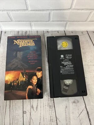 Needful Things VHS New Line 1993 Stephen King Horror Ed Harris Max Von Sydow - Image 1 of 4