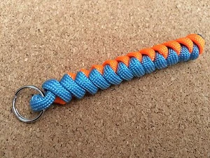 Schlüsselanhänger Gulf Racing Colours 550 Paracord Auto Schlüsselring - kratzfest! - Bild 1 von 4