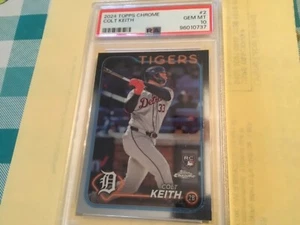 2024 Topps Chrome Colt Keith Rookie Card PSA 10 - Bild 1 von 2