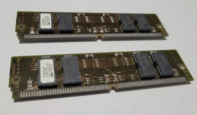 2 x 4MB FP Ram IBM 11D 1320BA-70 Fast Page 72pin 486er PS/2 Model 70 76 - Bild 1 von 4
