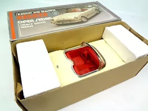 1953 Corvette Tin Friction style Toy Car White Red interior part MF 329 1:20 sca - Picture 1 of 12