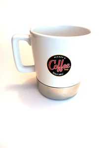Mickey Mouse Really Swell Coffee Brand Oversized Mug White Steel Heavy Bottom - Picture 1 of 24