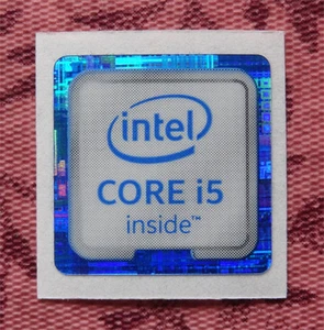 Pegatina interior Intel Core i5 18 x 18 mm versión 2015 Skylake 6ta generación - Imagen 1 de 1