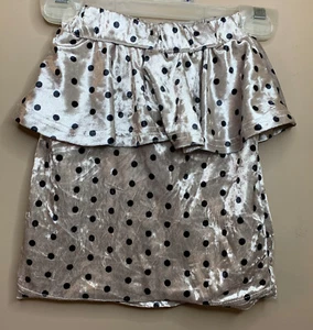 Girl's Shein Size 4Y (EU 104) Polk Dot Skirt w/ Elas Waist 16" x 11" CPPR - Picture 1 of 3