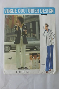 Vintage Vogue Couturier Design # 2681 modello ---NUOVO nella confezione taglia 12 - Foto 1 di 2