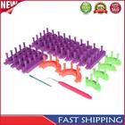 Spliced Loom Braided Frame Knitting Looms Long Ring Set With Hook Needles