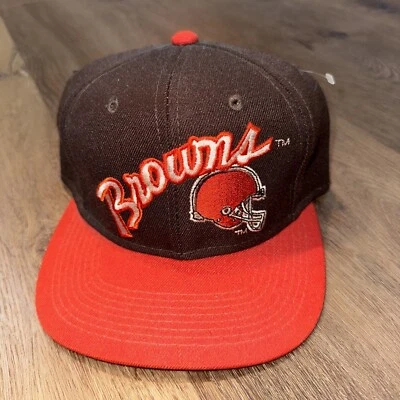 Vtg Cleveland Browns Hat Sports Specialities Pro Line Cap Deadstock Fitted 6 5/8 - Image 1 of 4