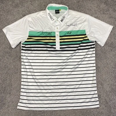 Troy Merritt Golf Shirt Men's Medium Sligo Tour Polo PGA Mlife HYATT Signed - Image 1 of 4