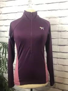 Maglione Victoria Secret ROSA Ultimate 1/2 zip viola taglia XS camicia - Foto 1 di 11