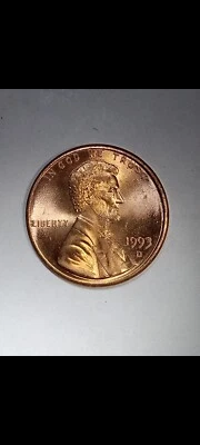 1993 D Lincoln Cent Double DDO, DDR. Tilted Hub Doubling Can Be Seen In Cent.  - Image 1 of 4