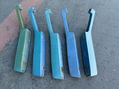 Fiat 124 2000 Spider puerta lateral conductor tirador reposabrazos azul 1974-1985 pasajero Foto 1 de 4