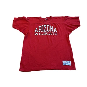 Champion Jersey Mens L Arizona Wildcats 80s Vintage Football Shirt Red - Picture 1 of 6