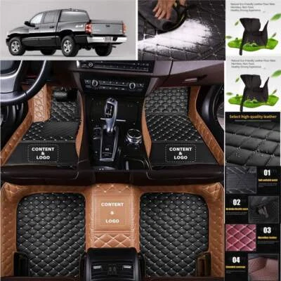 For Dodge RAM 1500 Full Cab Dakota Car Floor Mats Waterproof Custom Liner Carpet Foto 1 de 4