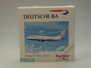 Herpa Wings Boeing 737-300 Deutsche BA "Schrifttanz" O.G. - 511513 - 1:500 - Picture 1 of 3