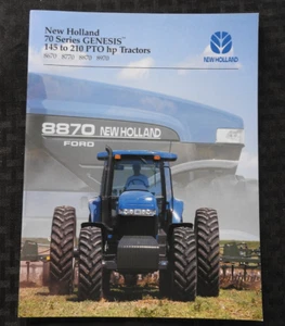1993-2000 NEW HOLLAND 8670 8770 8870 8970 GENESIS TRACTOR CATALOG BROCHURE MINTY - Picture 1 of 10