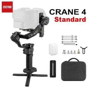 Zhiyun Crane 4 w/Reflector Rest Heavy Duty Gimbal Stabilizer Built-In Fill Light - Picture 1 of 15