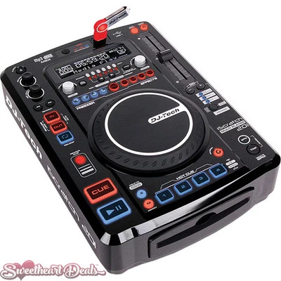 DJ-Tech iScratch 201 Pro DJ Controller CD MP3 USB Multi-Player - Image 1 of 4