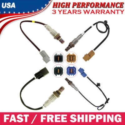 4x sensores de oxígeno para Hyundai Santa Fe 3,3 L 2013-18 y Kia Sorento 3,3 L 2014-2018 Foto 1 de 4