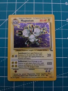 Magneton 11/62 Fossil Holo Unlimited WotC 1999 Vintage Pokemon TCG NM- - Bild 1 von 2