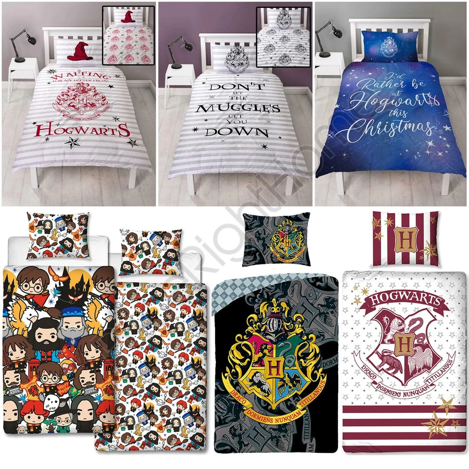 OFFICIAL HARRY POTTER DUVET COVER SETS - BEDDING SINGLE / DOUBLE / KING - Image 1 of 1