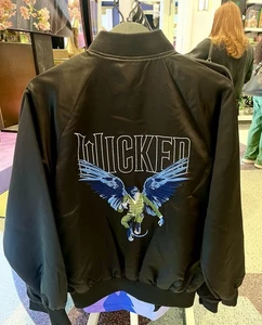 2025 Wicked for Good Purple Flying Monkey Bomber Jacket XS S M L XL 2XL - Picture 1 of 4